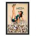 Quadro Caixa Porta Conchas Praia Pin Up Praia