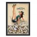 Quadro Caixa Porta Conha Com Iluminação Led Pin Up Praia