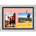 Quadro Caixa Porta Foto e Recadinho com Varal 23x33cm fundo rosa preto