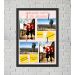 Quadro Caixa Porta Foto e Recadinho com Varal 33x43cm best friend forever 2 preto