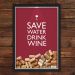 Quadro Caixa Porta Rolhas Vinho Drink Wine