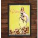Quadro Caixa Porta Rolhas Vinho Pin Up Wine Girl