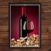 Quadro Caixa Porta Rolhas Vinho Vinho