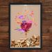 Quadro Caixa Porta Rolhas Vinho Vinho Colorido