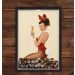 Quadro Caixa Porta Tampinha Cerveja Girl Beer