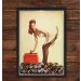 Quadro Caixa Porta Tampinha Cerveja Pin Up Girl