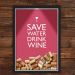 Quadro Caixa Rolha Vinho Com Led Drink Wine