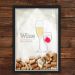 Quadro Caixa Rolha Vinho Com Led Red White Wine
