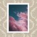Quadro Ceu Rosa 23X33