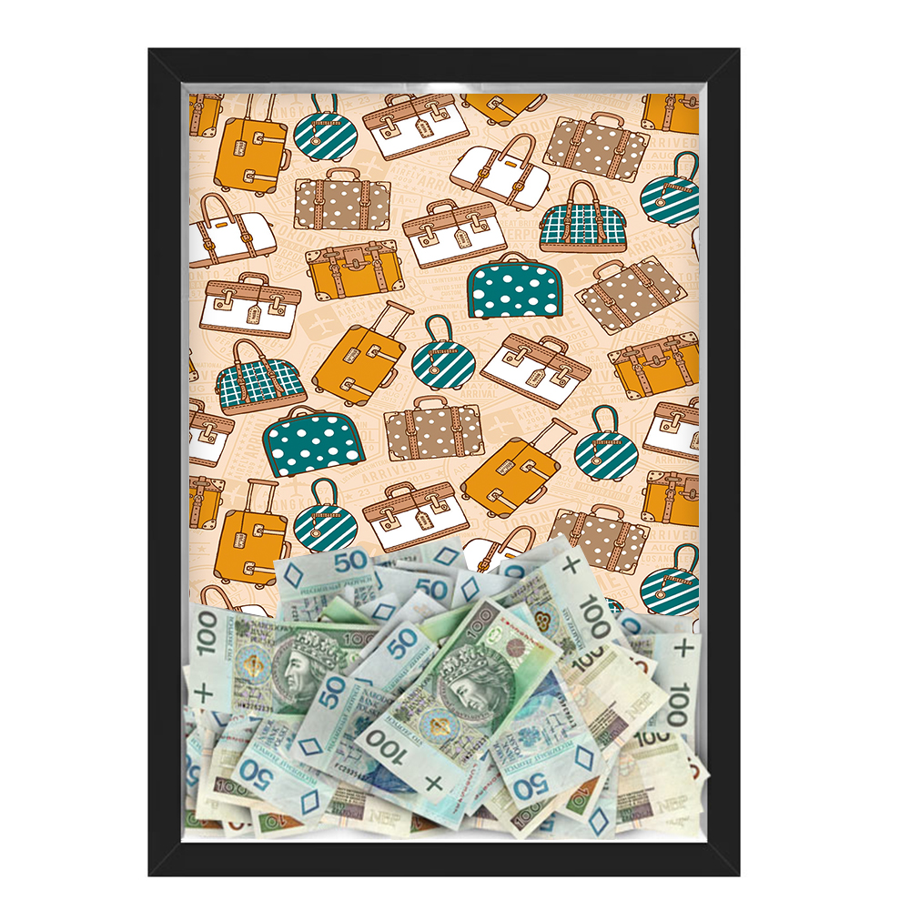 Quadro Cofre Viagens Malas
