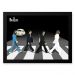 Quadro Decorativo 23x33cm Nerderia e Lojaria beatles vetor preto