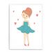 Quadro Decorativo 23x33cm Nerderia e Lojaria branco menina fashion branco