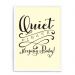 Quadro Decorativo 23x33cm Nerderia e Lojaria branco sleeping baby branco