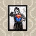 Quadro Decorativo 23x33cm Nerderia e Lojaria chaplin man preto
