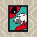 Quadro Decorativo 23x33cm Nerderia e Lojaria dead preto