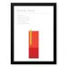 Quadro Decorativo 23x33cm Nerderia e Lojaria drinks bloody branco