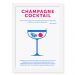 Quadro Decorativo 23x33cm Nerderia e Lojaria drinks champagne preto