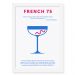 Quadro Decorativo 23x33cm Nerderia e Lojaria drinks french preto