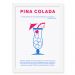 Quadro Decorativo 23x33cm Nerderia e Lojaria drinks pina colada preto