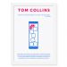 Quadro Decorativo 23x33cm Nerderia e Lojaria drinks tom collins preto