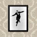 Quadro Decorativo 23x33cm Nerderia e Lojaria fred astaire 02 preto