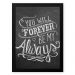 Quadro Decorativo 23x33cm Nerderia e Lojaria lousa always branco