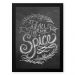 Quadro Decorativo 23x33cm Nerderia e Lojaria lousa spice branco