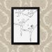 Quadro Decorativo 23x33cm Nerderia e Lojaria quadro draw preto