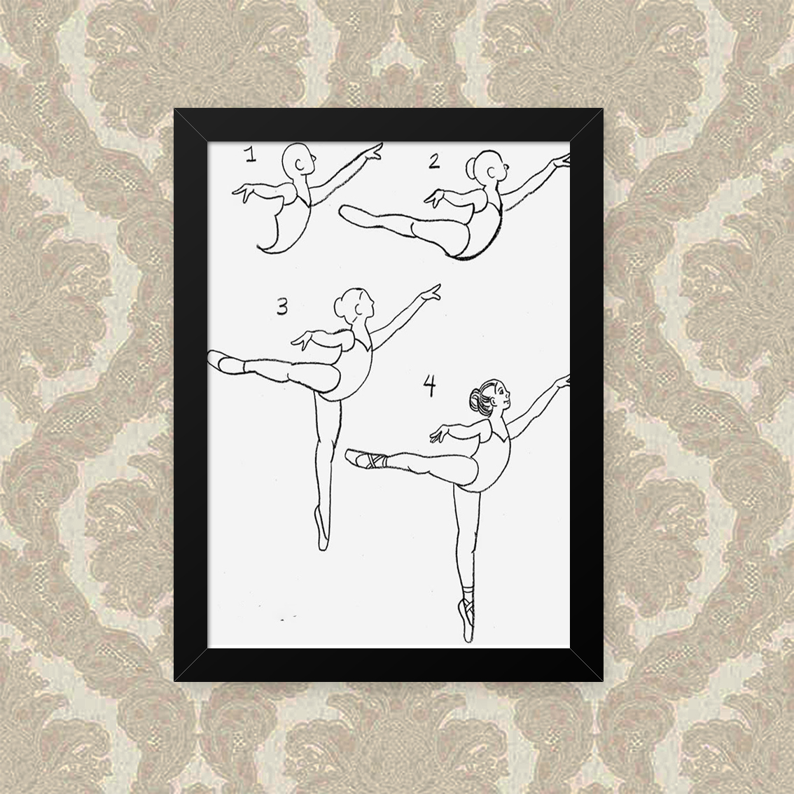 Quadro Decorativo 23x33cm Nerderia e Lojaria quadro draw preto