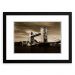 Quadro Decorativo 33x43cm Nerderia e Lojaria  bridge preto