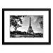 Quadro Decorativo 33x43cm Nerderia e Lojaria  paris04 preto