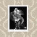 Quadro Decorativo 33x43cm Nerderia e Lojaria ballet ghost preto