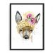 Quadro Decorativo 33x43cm Nerderia e Lojaria bambi preto