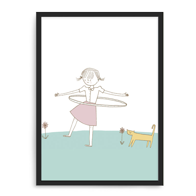 Quadro Decorativo 33x43cm Nerderia e Lojaria banbole preto