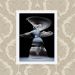 Quadro Decorativo 33x43cm Nerderia e Lojaria dance geometric preto