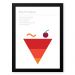 Quadro Decorativo 33x43cm Nerderia e Lojaria drinks manhathan preto