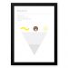 Quadro Decorativo 33x43cm Nerderia e Lojaria drinks martini preto