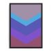 Quadro Decorativo 33x43cm Nerderia e Lojaria geometrica 05 preto