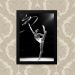 Quadro Decorativo 33x43cm Nerderia e Lojaria ginastica fita 02 preto