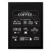 Quadro Decorativo 33x43cm Nerderia e Lojaria graos cafe premium quality preto