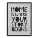 Quadro Decorativo 33x43cm Nerderia e Lojaria home cinza preto