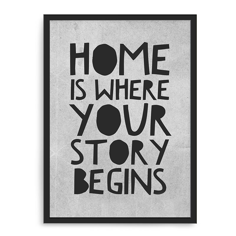 Quadro Decorativo 33x43cm Nerderia e Lojaria home cinza preto