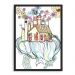 Quadro Decorativo 33x43cm Nerderia e Lojaria industria das flores preto