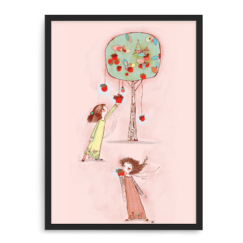 Quadro Decorativo 33x43cm Nerderia e Lojaria kids preto