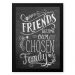 Quadro Decorativo 33x43cm Nerderia e Lojaria lousa friends preto