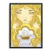 Quadro Decorativo 33x43cm Nerderia e Lojaria mocinha da mar preto