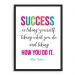 Quadro Decorativo 33x43cm Nerderia e Lojaria success preto