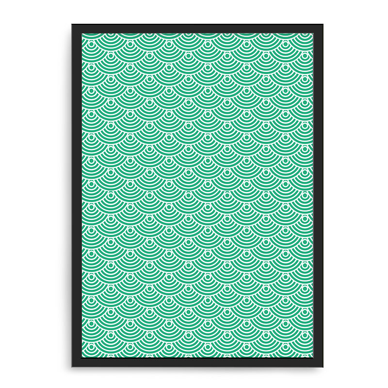 Quadro Decorativo 33x43cm Nerderia e Lojaria textura 04 preto