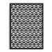 Quadro Decorativo 33x43cm Nerderia e Lojaria textura 05 preto