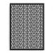 Quadro Decorativo 33x43cm Nerderia e Lojaria textura 06 preto